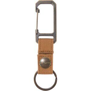 🆕 Men Brown Unisex Adult Durable Metal Key Keeper Belt Loop Self-locking Holder
